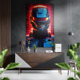 Robocop Brushed Aluminum Dibond Wall Art.